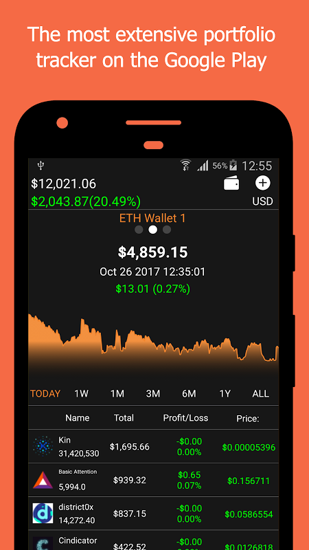 altcoin portfolio app